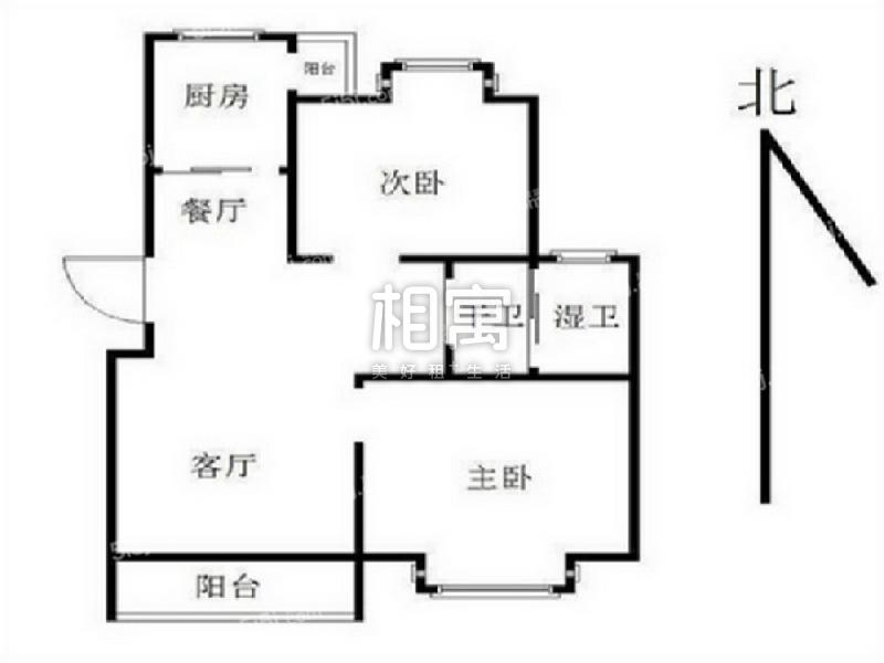 南京我爱我家整租·明发滨江·浦泰和天下·2室